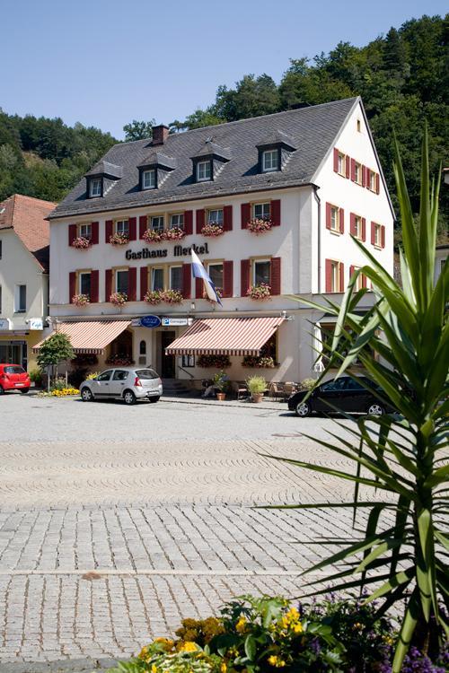 Gasthaus Merkel Hotel Bad Berneck im Fichtelgebirge Kültér fotó